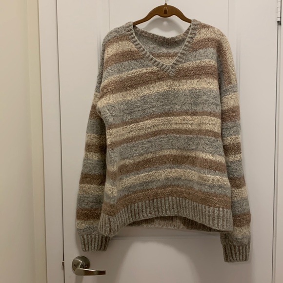 Vintage knitted wool sweater L - Picture 1 of 3